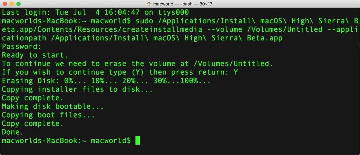 powerful mac terminal comans for repair
